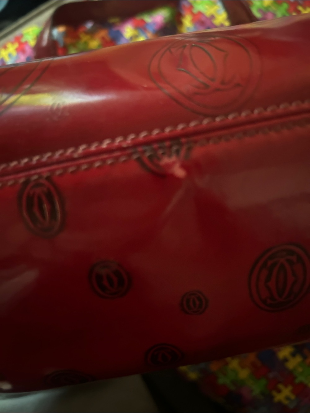 Cartier vintage Red Women's Tote Bag - Picture 10 of 16